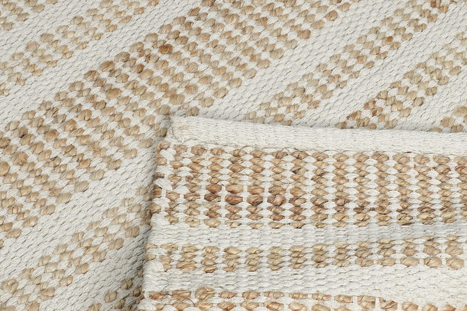 KRAFTO105 Border 160x230cm ナチュラルのイメージ