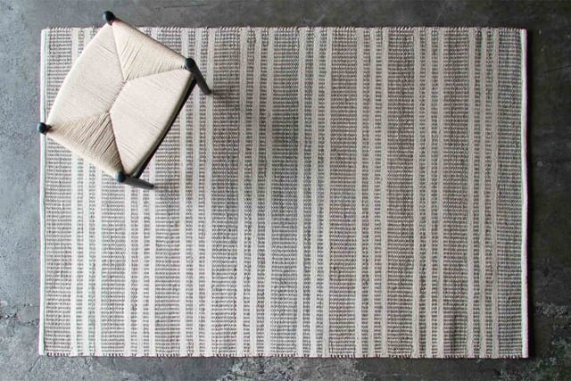 KRAFTO105 Border 160x230cm グレー