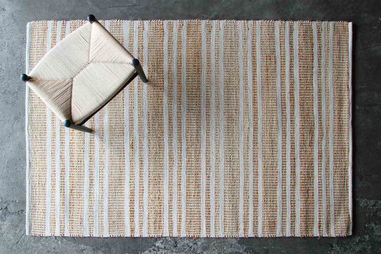 KRAFTO105 Border 160x230cm ナチュラル